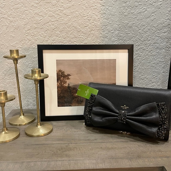kate spade Bags Kate Spade Leather Bow Clutch Nwtretail 329 Poshmark